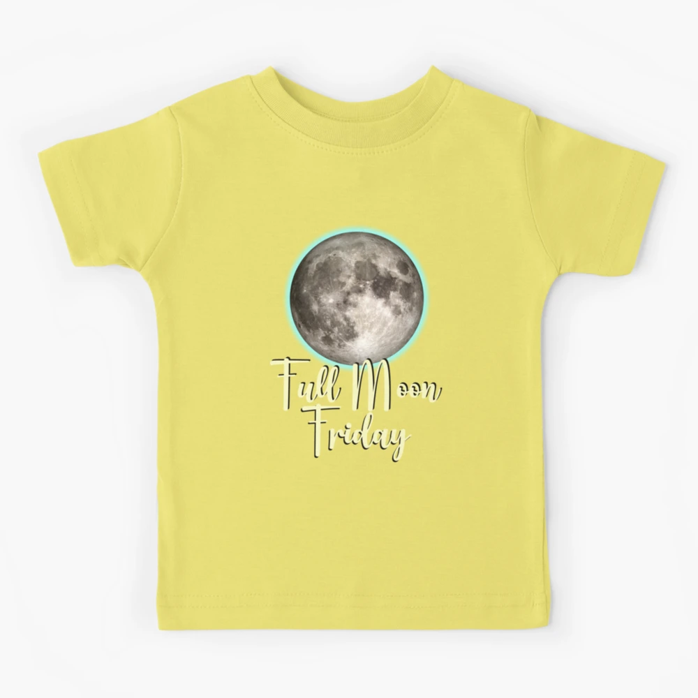 Full Moon Friday Kids T-Shirt for Sale by sandpiperstudio