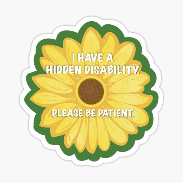 Item preview, Hidden Disability Sunflower Awareness designed and sold by GrayishBird.