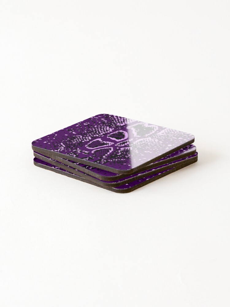 Thumbnail 4 of 5, Coasters (Set of 4), Python Skin Design designed and sold by DesignFantazia.