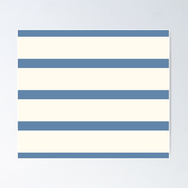 Item preview, French navy & cream striped designed and sold by hamptonstyle.