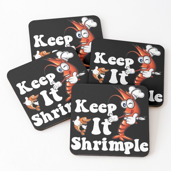 Item preview, Keep it Shrimple Shellfish Shrimp Seafood Lovers designed and sold by Tema EL.