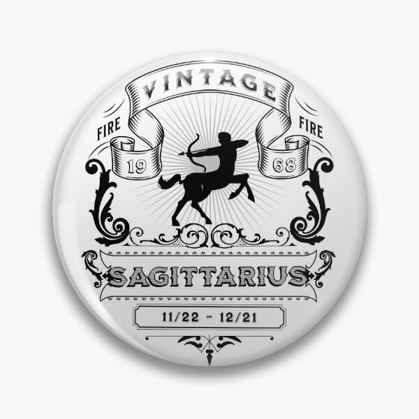 Item preview, The Zodiac Sign of Sagittarius Black and White 1968 designed and sold by rhombusOnion.