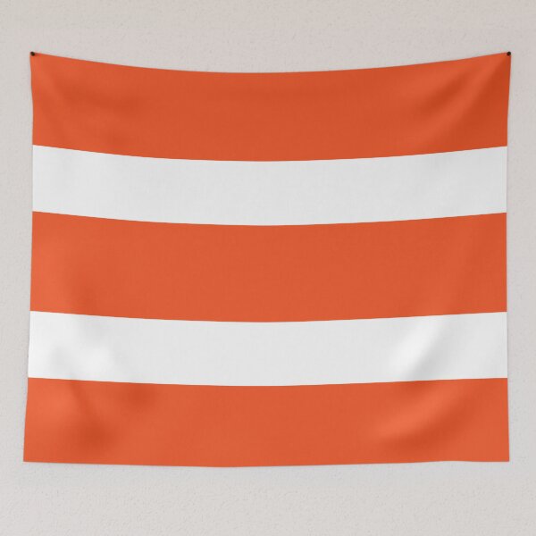 Item preview, Persimmon stripes designed and sold by hamptonstyle.
