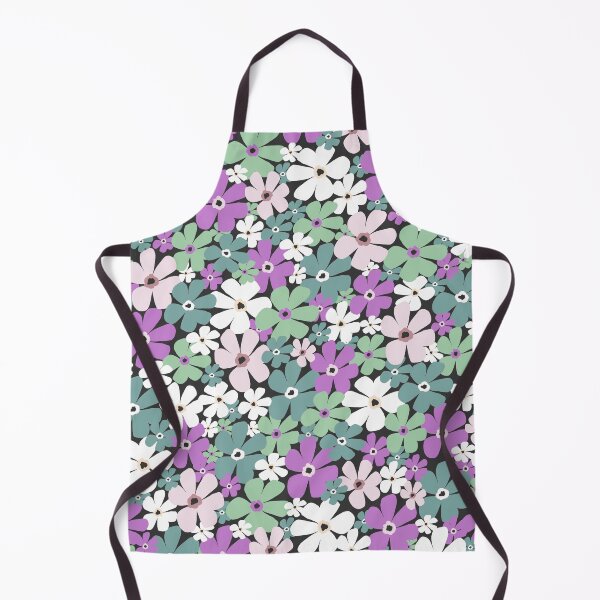 Item preview, Groovy Daisies - Green Purple designed and sold by KBurnsArt.