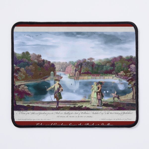 Item preview, Lake and Gardens from the Park at Studley, West Riding of Yorkshire  designed and sold by Malcolm Walker.