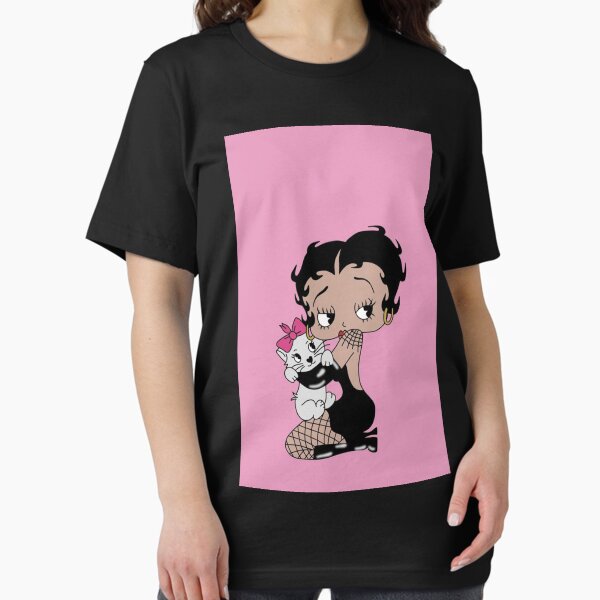 Artikel-Vorschau von Betty Boop, das Miezekatzekatze iPhone Fall streichelt, designt und verkauft von MortiStolten.