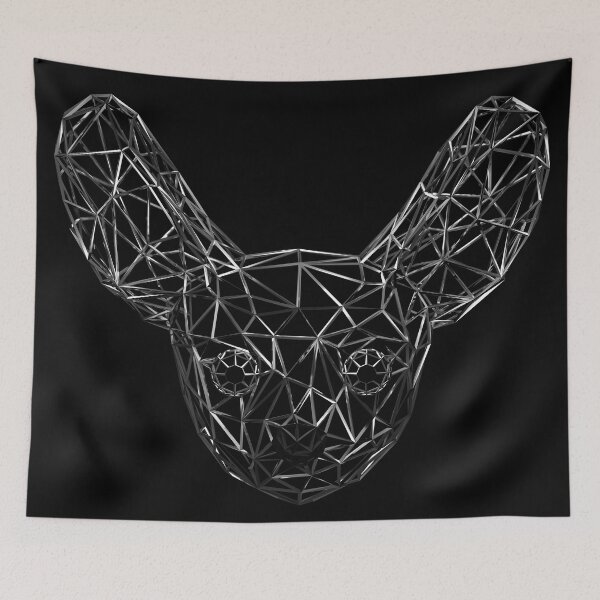 Item preview, Metallic Geometric Fennec Fox designed and sold by CGShirts.