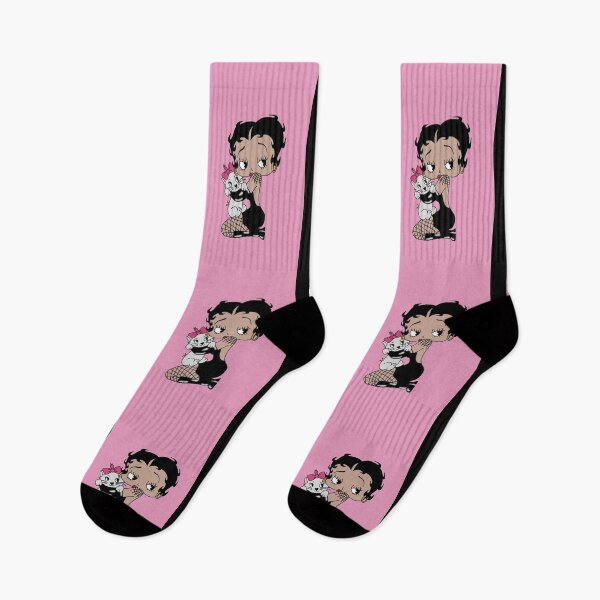 Item preview, Betty Boop cuddling kitty cat  iPhone Case designed and sold by MortiStolten.