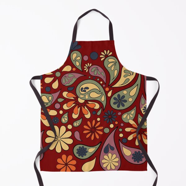 Item preview, Hand Drawn Fall Autumn Flower Power Paisley Retro Design designed and sold by Alondra.