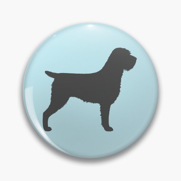 Item preview, Wirehaired Pointing Griffon Silhouette(s) designed and sold by Jenn Inashvili.