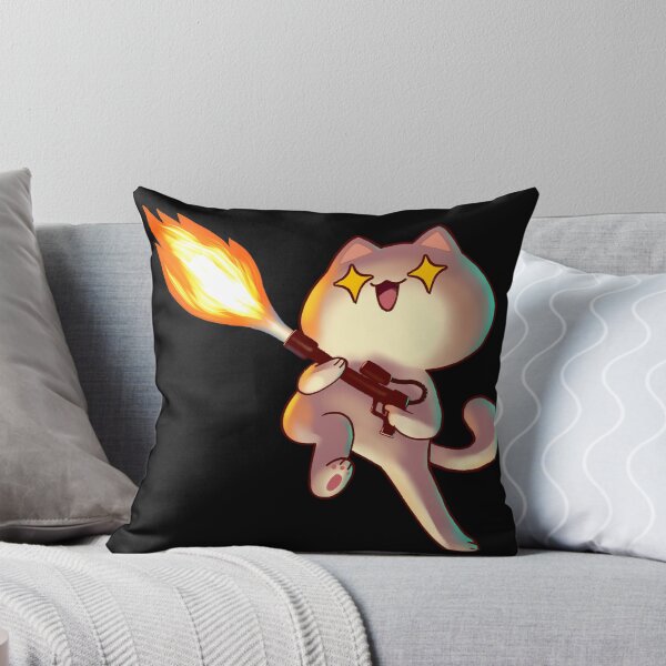 Item preview, Flamethrower Cat designed and sold by Vooolatility.