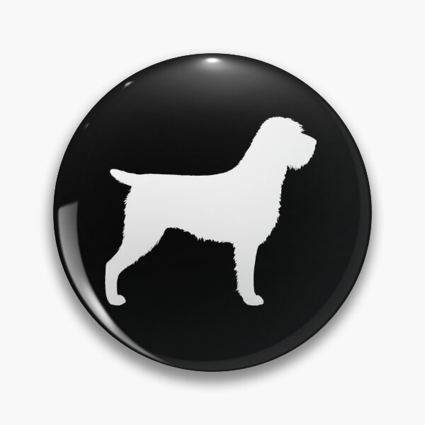Item preview, Wirehaired Pointing Griffon Silhouette(s) designed and sold by Jenn Inashvili.