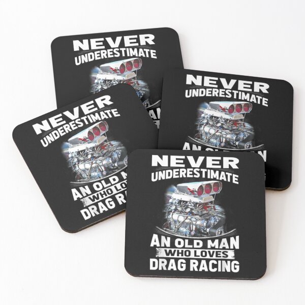 Item preview, Never Underestimate An Old Man Who Loves Drag Racing designed and sold by Sarena84.
