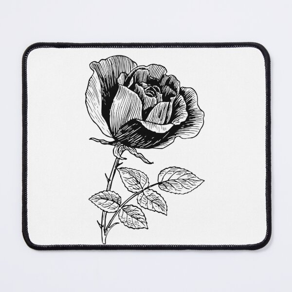 Item preview, Rose Flower Botanical Illustration designed and sold by JoyforU.