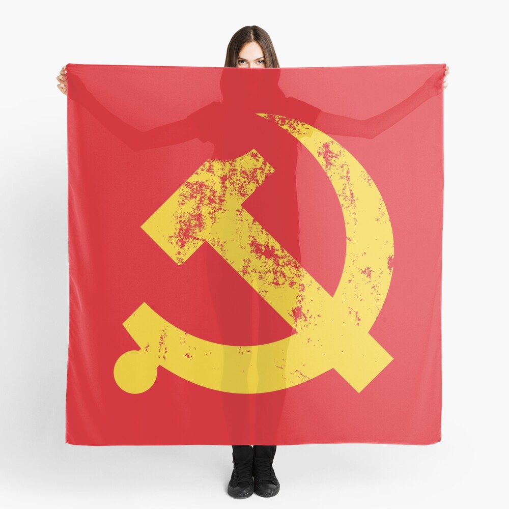 The Chinese Communist Vintage Flag Scarf For Sale By Chocodole