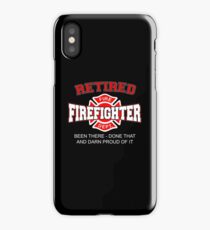 RETIRED FIREFIGHTER iPhone Case