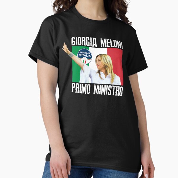 Aperçu de l'œuvre Giorgia Meloni pour le Premier ministre italien créée et vendue par The Masked Designer.