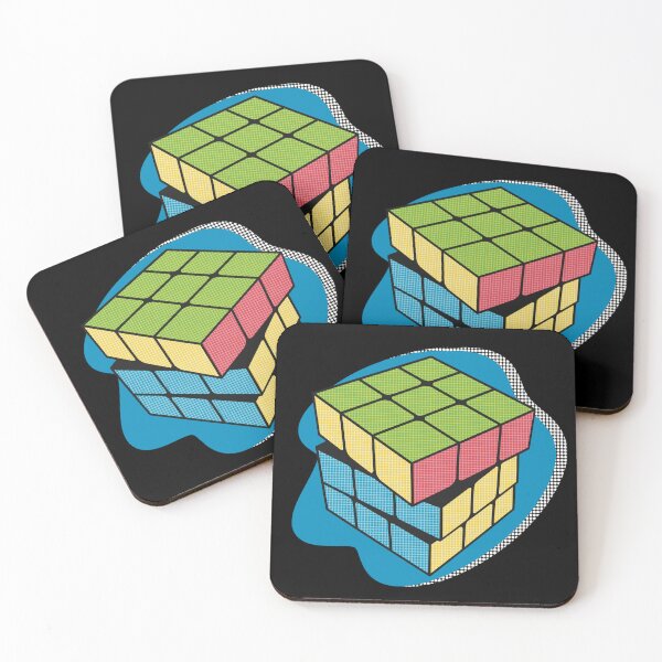 Item preview, Rubik's Cube - Ben-Day Dots designed and sold by GrayishBird.