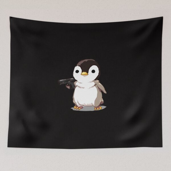 Item preview, Cute Penguin with a Gun designed and sold by Internetan.