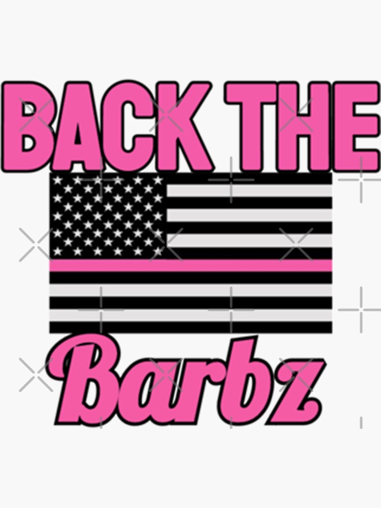 "Back The Barbz" Sticker For Sale By Jatpartshop | Redbubble