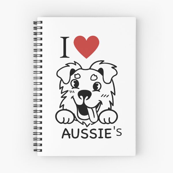 Item preview, [Dogs] I Love Aussie Dogs Classic T-Shirt  designed and sold by smartdogs.