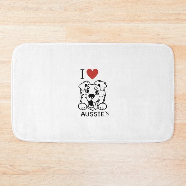 Item preview, [Dogs] I Love Aussie Dogs Classic T-Shirt  designed and sold by smartdogs.