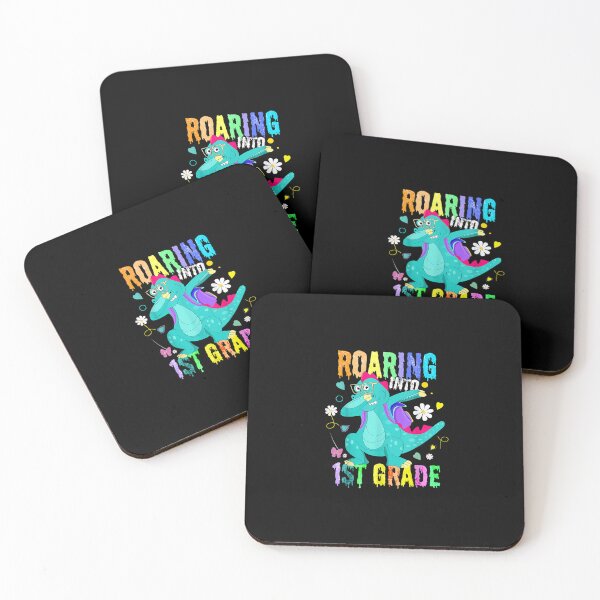 Item preview, Trex Roaring Into 1st Grade First Teacher Back to school T-Shirt designed and sold by ButtnerRing.