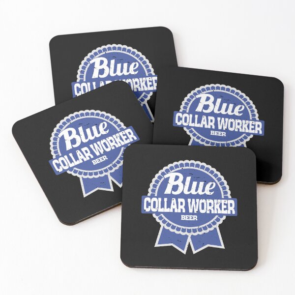 Item preview, Blue Collar Worker Beer Shirt Hard Working Construction Police Officer Mechanic Electrician Tractor Operator Supervisor Funny Beer Shirt designed and sold by Stephen Scharf.