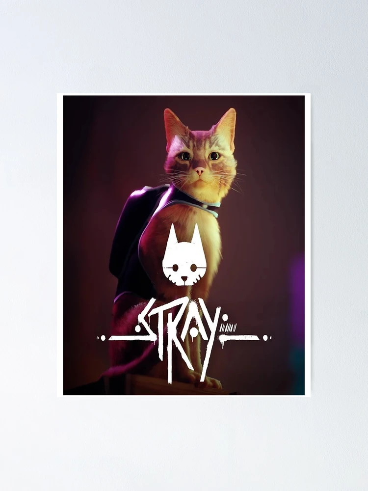 stray game cat sad Poster for Sale by WellingtonAdams