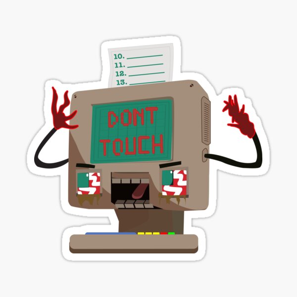 Dont Touch Sticker