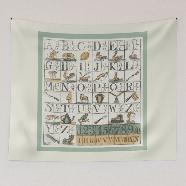 Item preview, Vintage Alphabet Primer designed and sold by ArtMeetsPizza.