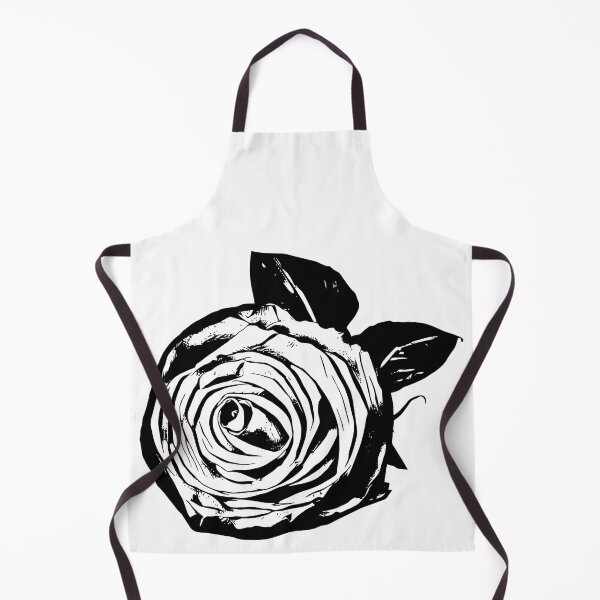 Item preview, Modern Black Rubbing Flower Illustration designed and sold by JoyforU.