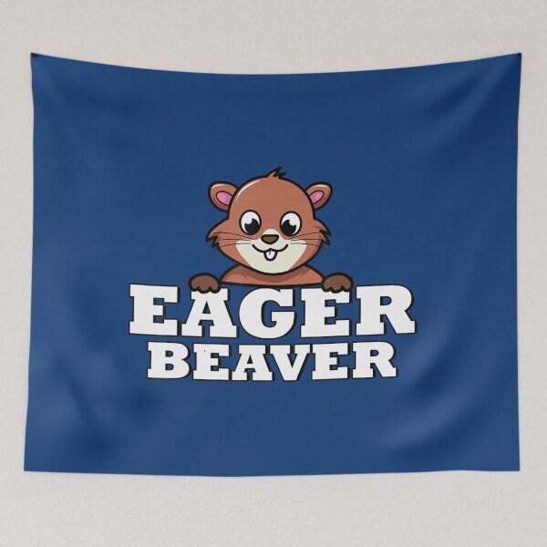 Item preview, Eager Beaver Saying Summer Camp Humor Camping designed and sold by GhecVchw.