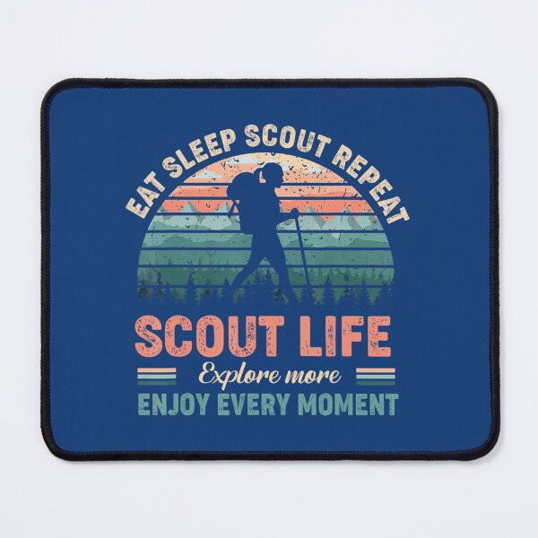 Item preview, Eat Sleep Scout Repeat Vintage Scouting Scout Life designed and sold by GhecVchw.