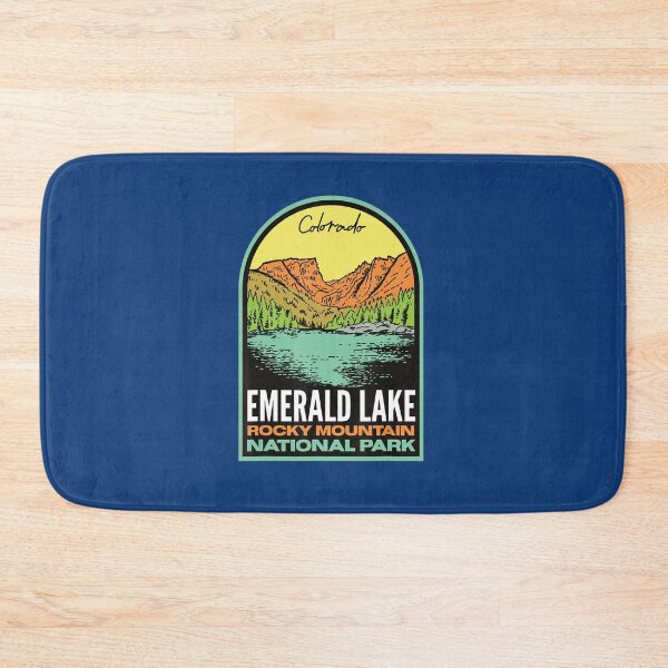 Item preview, Emerald Lake Rocky Mountain Vintage designed and sold by GhecVchw.