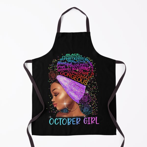 Item preview, Womens October Black Girl Hair Libra Scorpio Birthday designed and sold by Mariaxjulio.