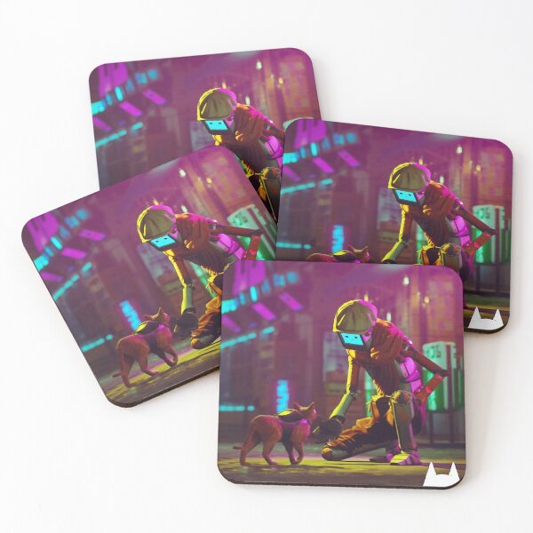 Item preview, Stray game Poster designed and sold by Scarlettreid.