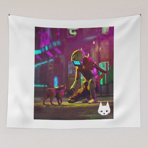 Item preview, Stray game Poster designed and sold by Scarlettreid.