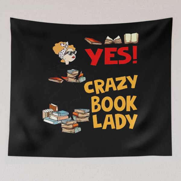 Item preview, Yes I'm The Crazy Book Lady Book Lover Book Nerd Librarian designed and sold by Mariaxjulio.