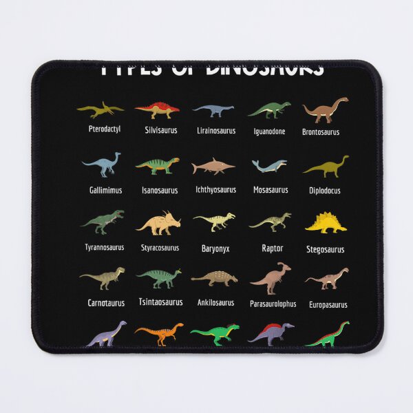 Item preview, Types Of Dinosaurs Dino Identification Lover Kids Learning T-Shirt designed and sold by ButtnerRing.