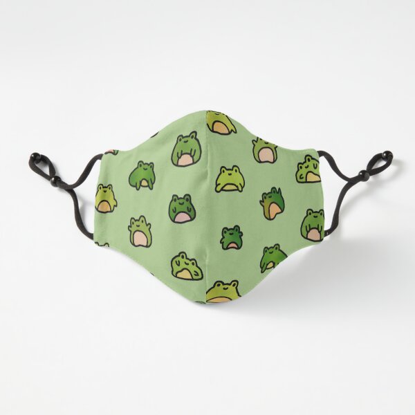 Frogs Doodle Fitted 3-Layer