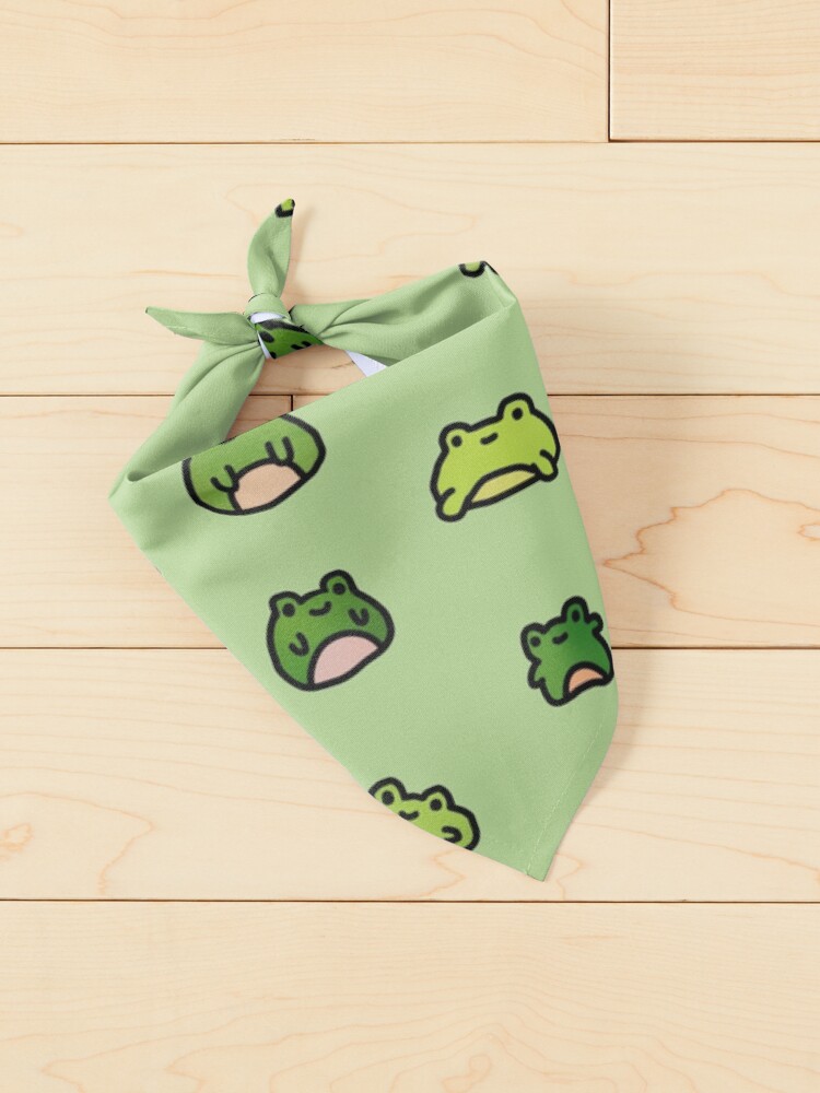 Alternate view of Frogs Doodle Pet Bandana