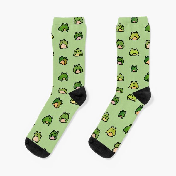 Frogs Doodle Socks