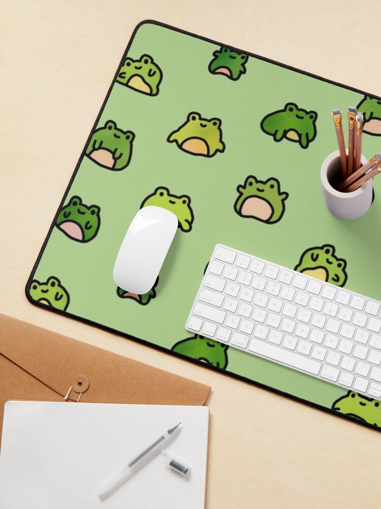 Thumbnail 3 of 5, Mouse Pad, Frogs Doodle designed and sold by tdoodles.