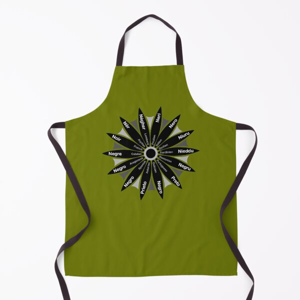 Item preview, The Color Black in 14 Romance Languages (Dark) designed and sold by kelseywinsor.