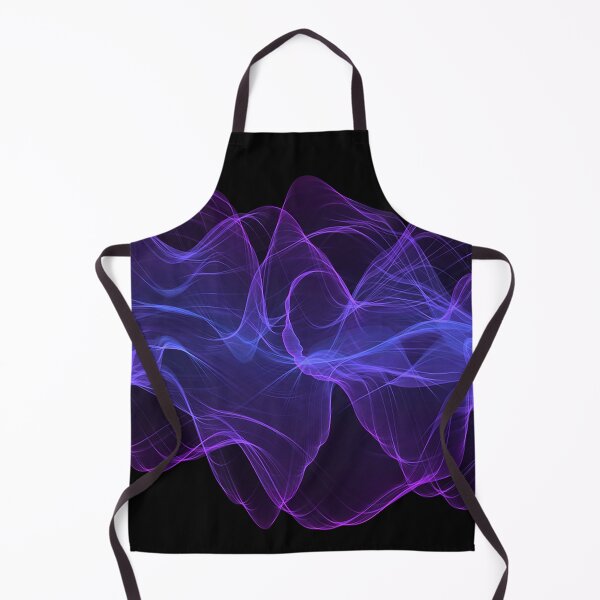 Item preview, Aqua And Lilac Fluttering Scarves Abstract On Black designed and sold by DEC02.