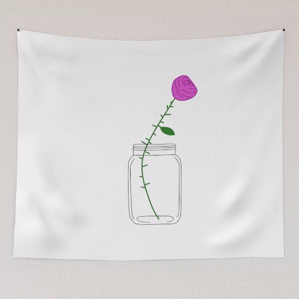 Item preview, Flowers In Mason Jar Pattern designed and sold by brendanre.