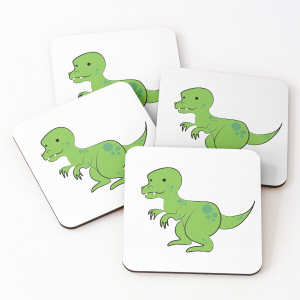 Item preview, cute spotted t-rex dinosaur designed and sold by mmkaderly.