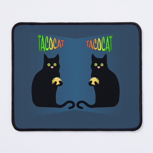 Item preview, Taco Cat sees his reflection. Taco caT spelled backwards is Taco caT! designed and sold by StephJChild.