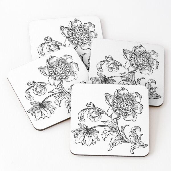 Item preview, Vintage Ornamental Flower Design designed and sold by JoyforU.